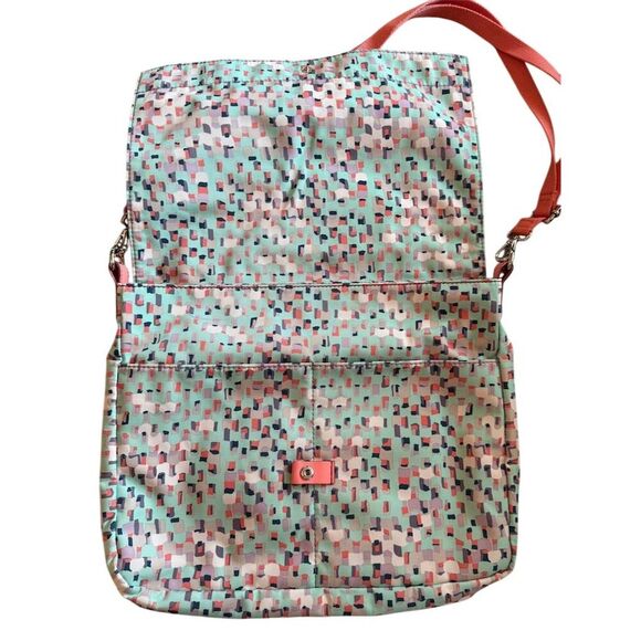 Fossil Keyper Messenger Crossbody Bag Set Multicolor Geometric - Picture 5 of 16